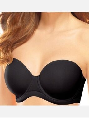 WACOAL Red Carpet Strapless Bra 38D Black